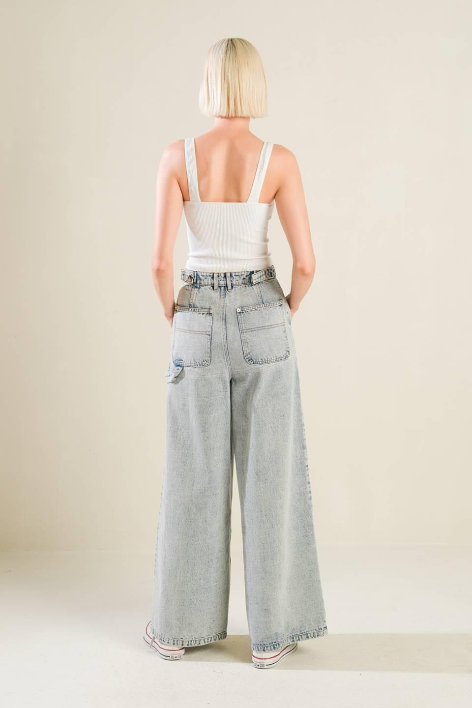 IF I KNOW ME DENIM PANTS Flying Tomato