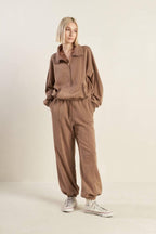 DELIGHTFUL DRAPE FRENCH TERRY JOGGER PANTS Flying Tomato