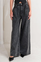 TAKE MY WORD DENIM PANTS Flying Tomato