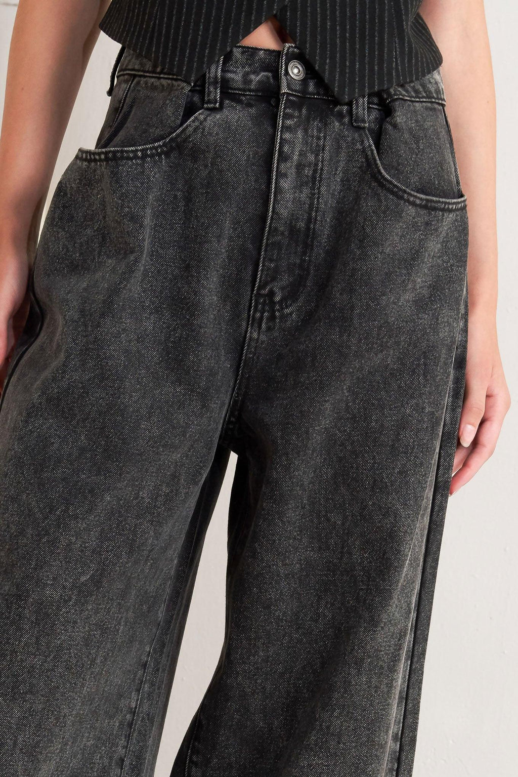 TAKE MY WORD DENIM PANTS Flying Tomato