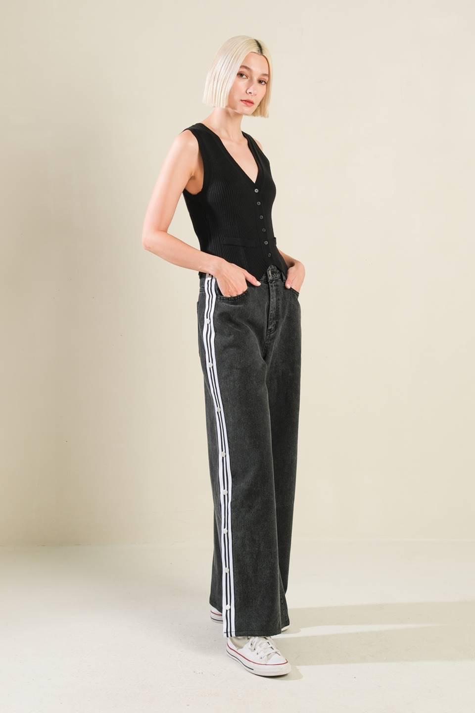 ELEGANT ELEVATION DENIM PANTS Flying Tomato