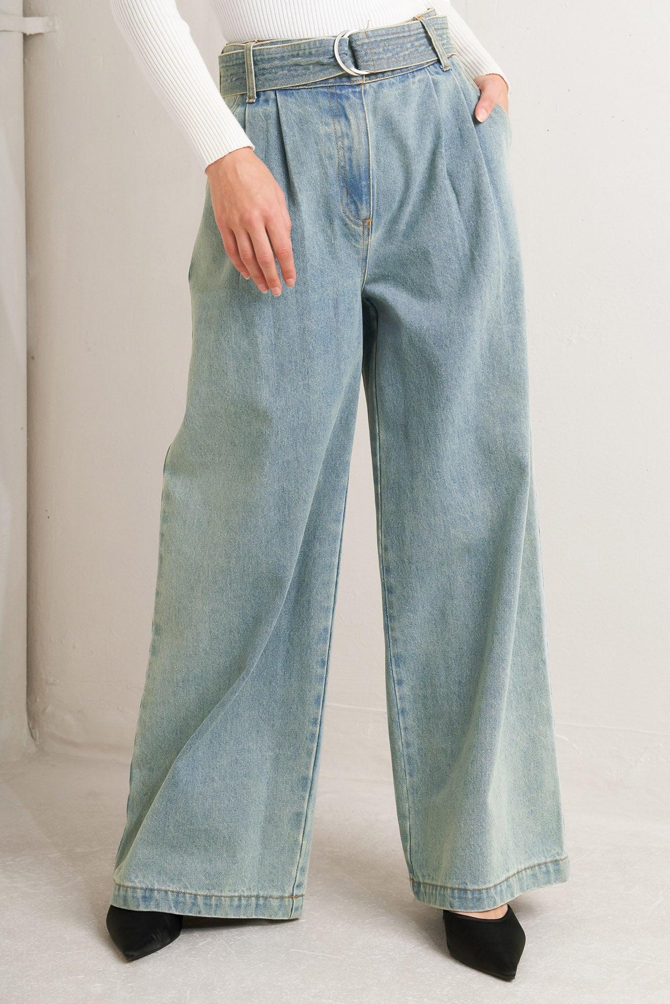 THINK OF ME DENIM PANTS Flying Tomato