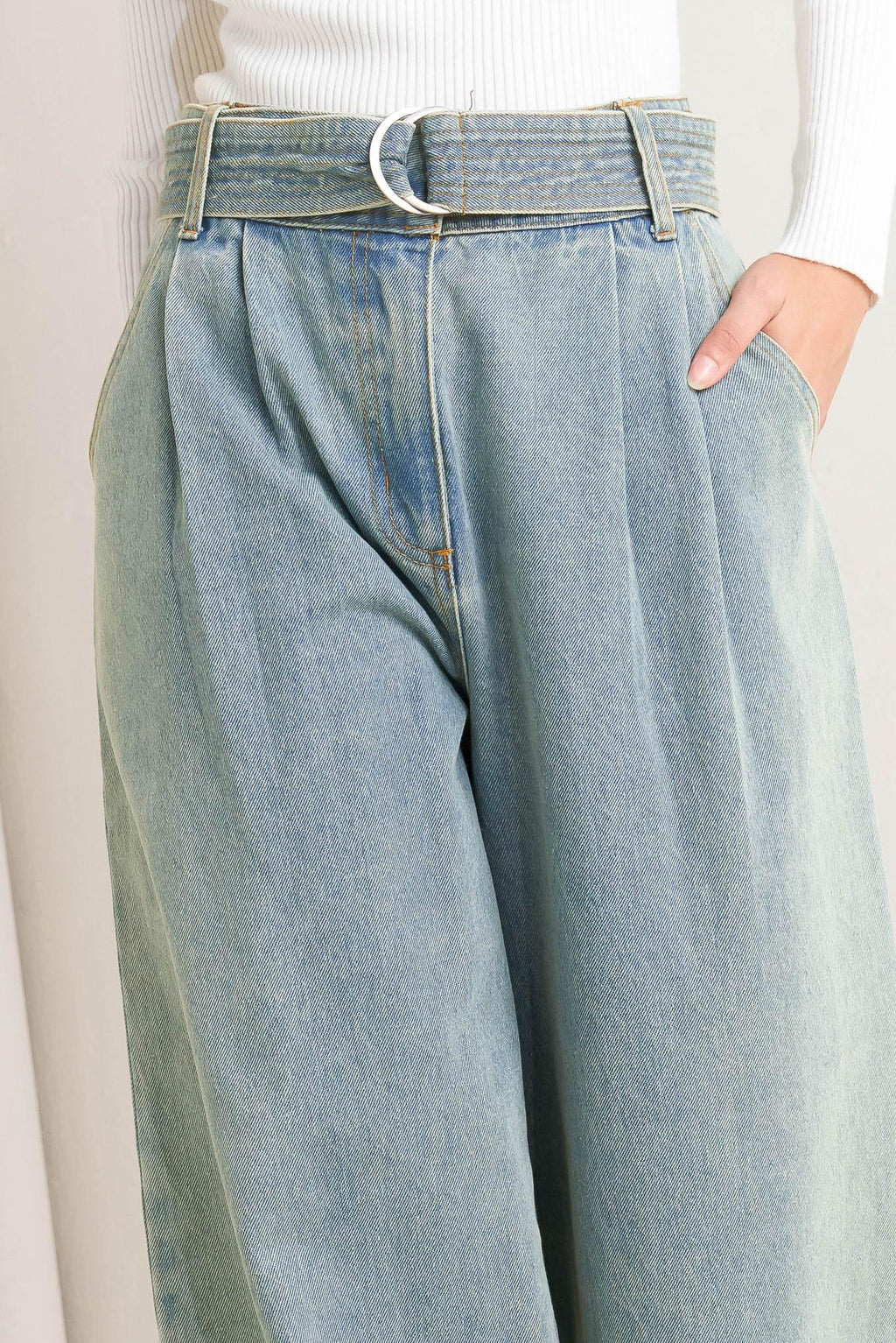 THINK OF ME DENIM PANTS Flying Tomato