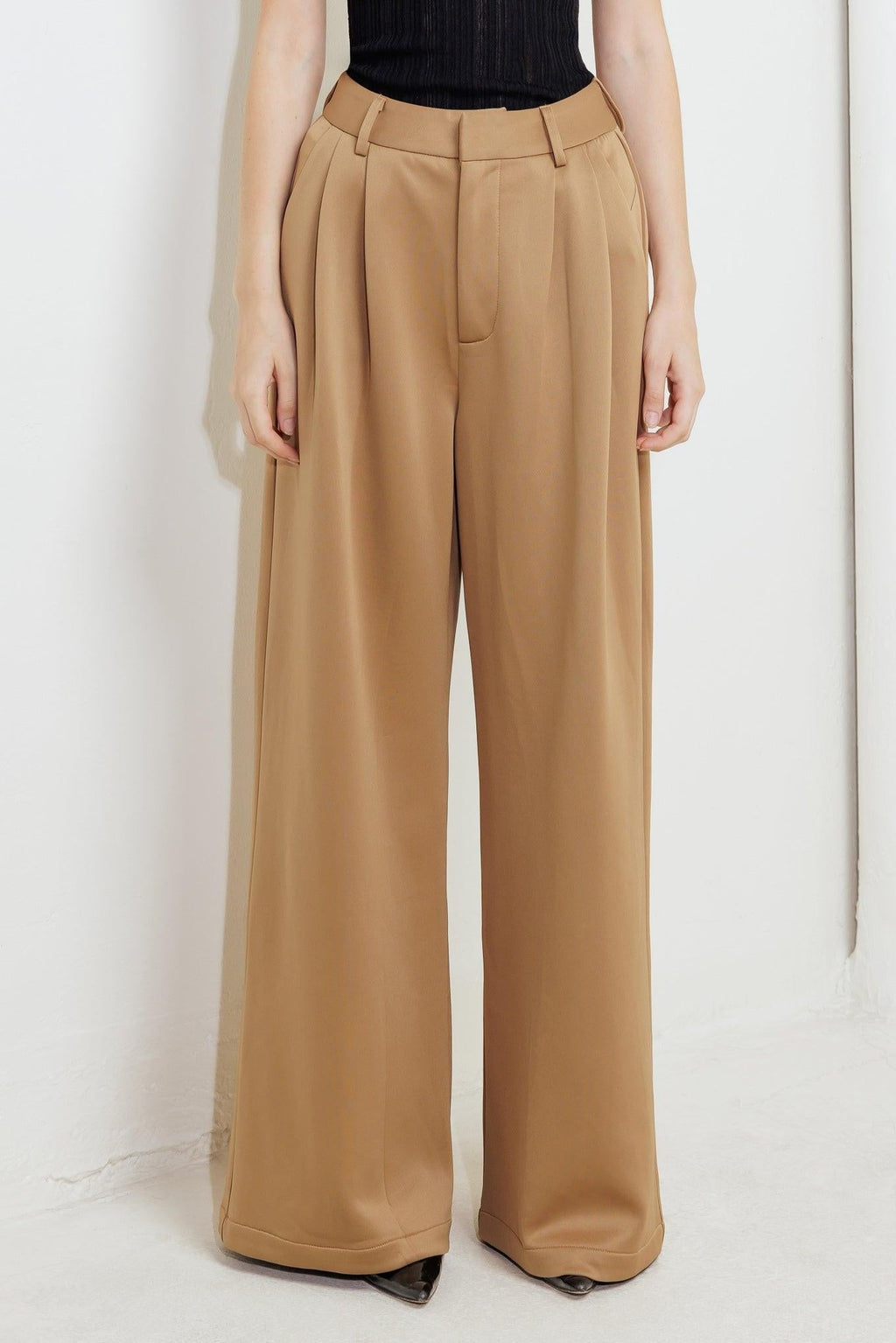 ROMANTIC PETAL WOVEN PANTS Flying Tomato