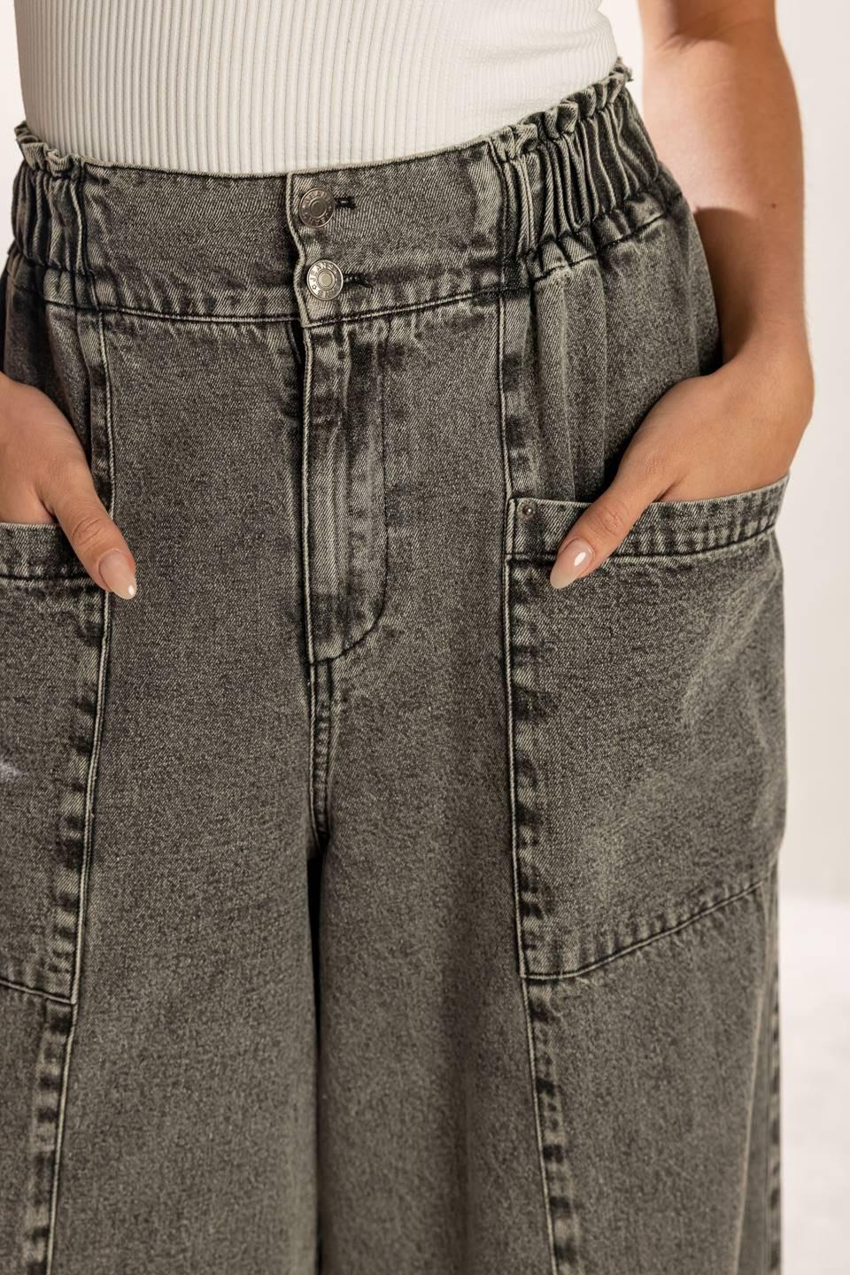 EXPLORING THE CITY DENIM PANTS Flying Tomato