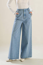 ADVENTURE AWAITS DENIM PANTS Flying Tomato