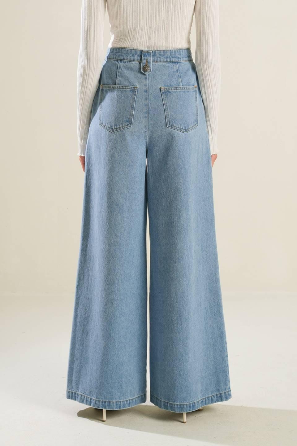 ADVENTURE AWAITS DENIM PANTS Flying Tomato