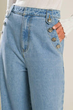 ADVENTURE AWAITS DENIM PANTS Flying Tomato