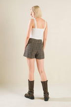 ETERNAL DEVOTION PLAID SKORT Flying Tomato