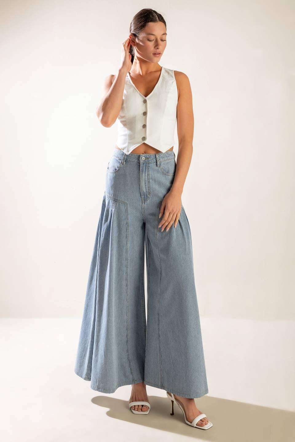 ROOFTOP ROMANCE DENIM PANTS Flying Tomato