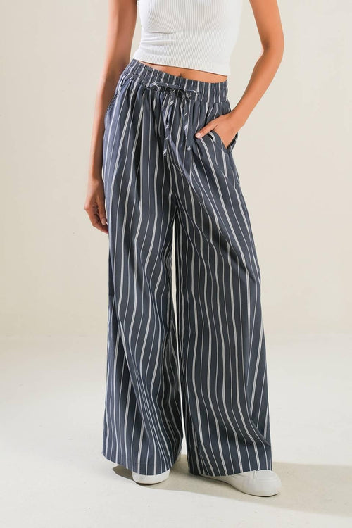 BEHIND THE GRIN WOVEN PANTS Flying Tomato