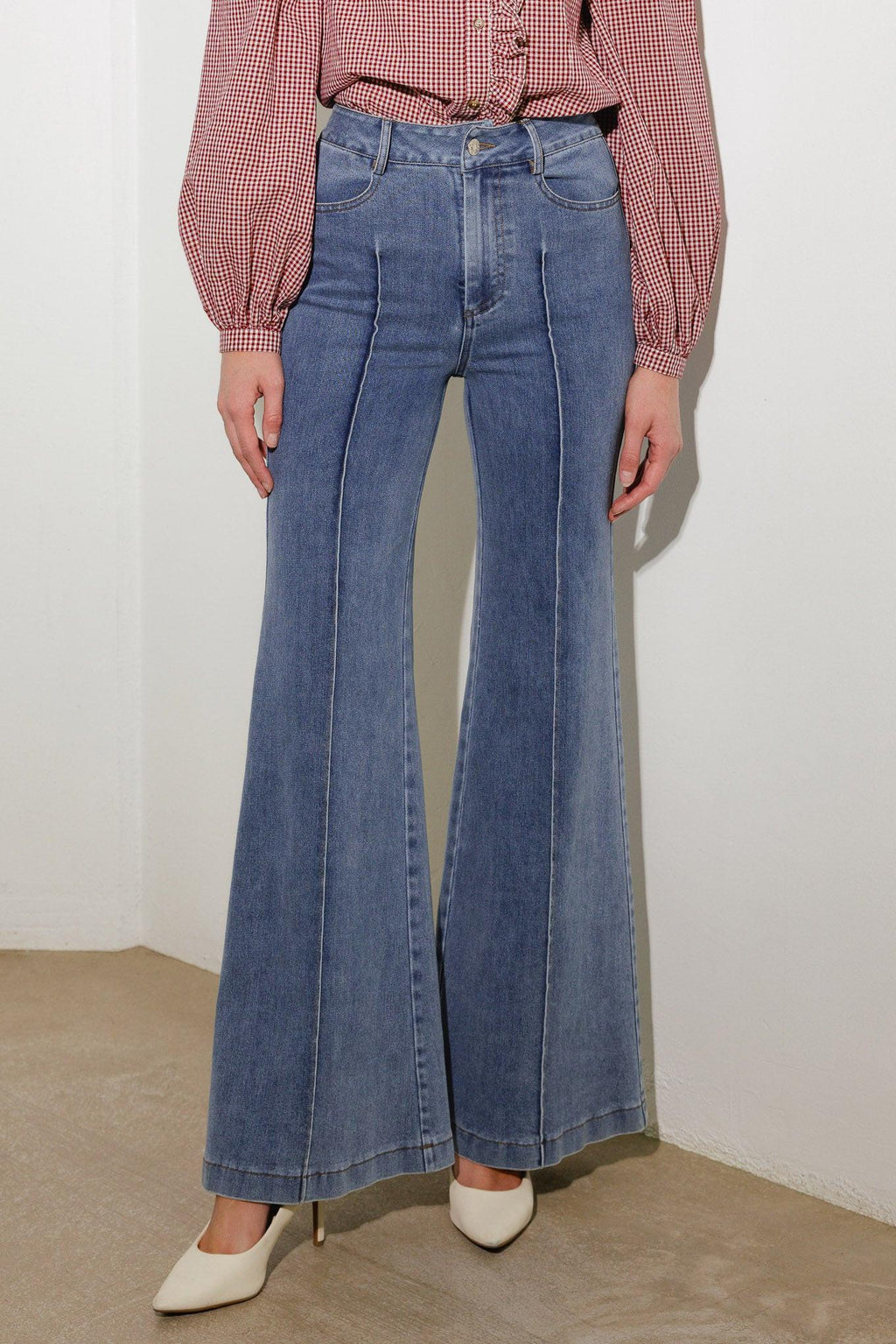 A PLACE TO BE STRETCH DENIM PANTS Flying Tomato