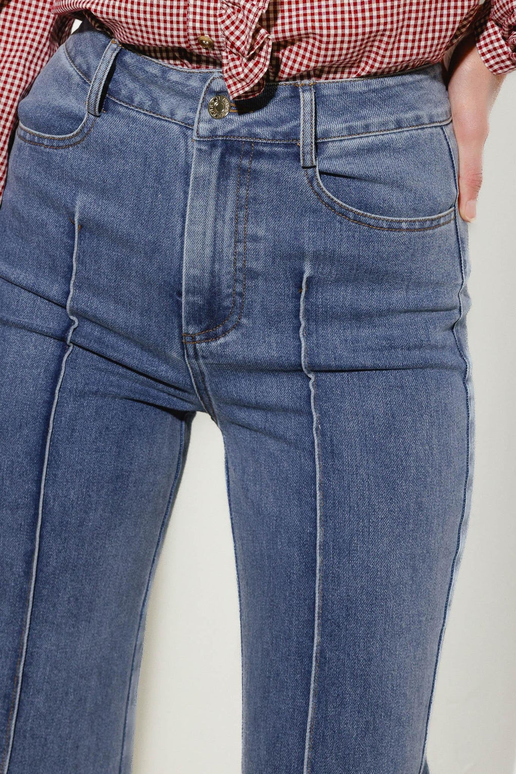 A PLACE TO BE STRETCH DENIM PANTS Flying Tomato