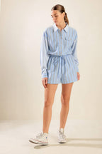 HOLD ME CLOSE WOVEN ROMPER Flying Tomato