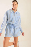 HOLD ME CLOSE WOVEN ROMPER Flying Tomato