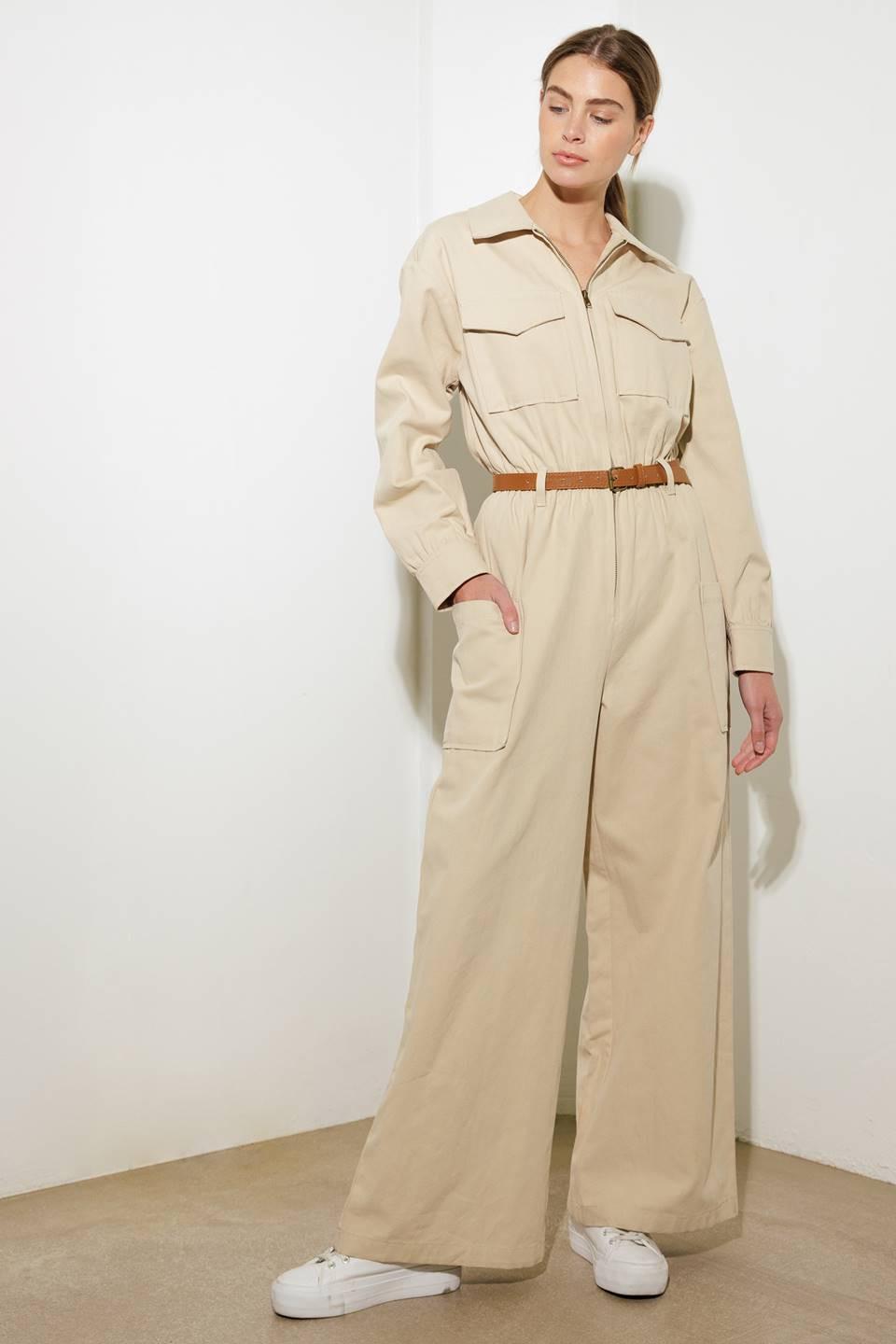 WHEN IT HAPPENS WOVEN JUMPSUIT Flying Tomato
