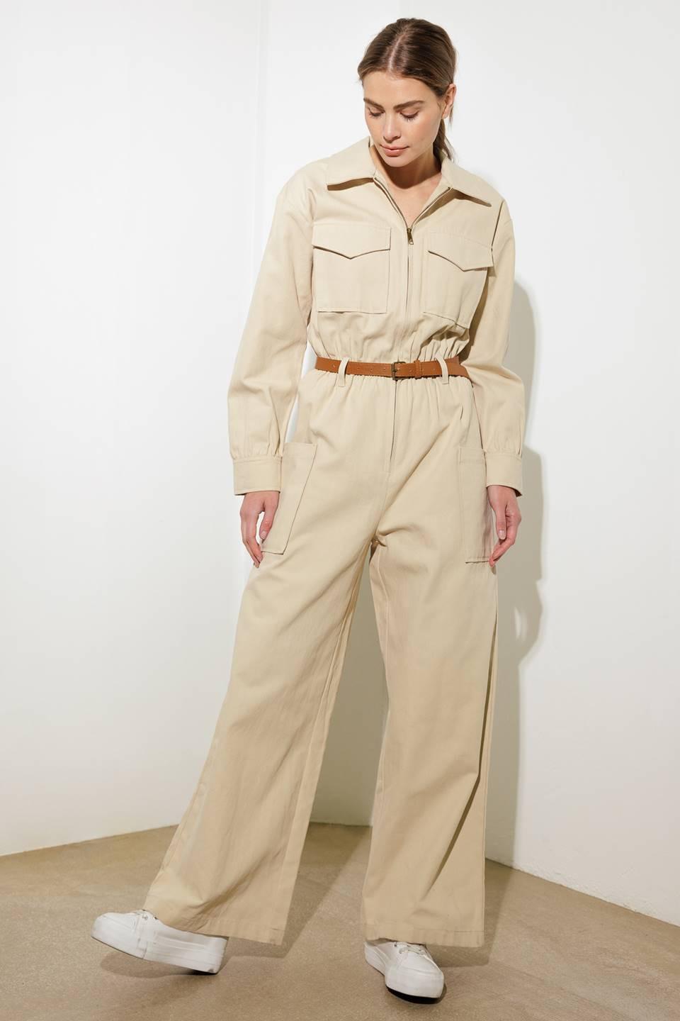 WHEN IT HAPPENS WOVEN JUMPSUIT Flying Tomato