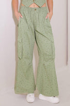 DRIFTING CURRENTS OLIVE WOVEN PANTS Flying Tomato
