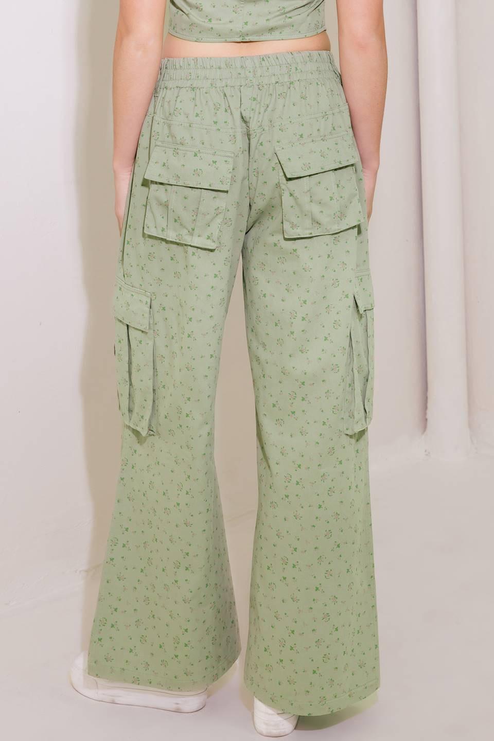 DRIFTING CURRENTS OLIVE WOVEN PANTS Flying Tomato