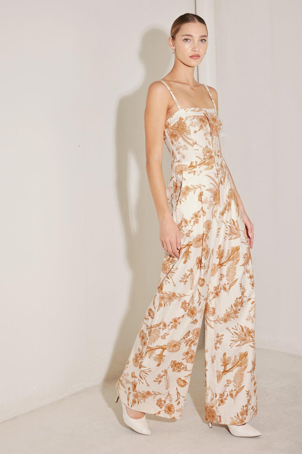 TUSCAN BOTANICA WOVEN JUMPSUIT Flying Tomato