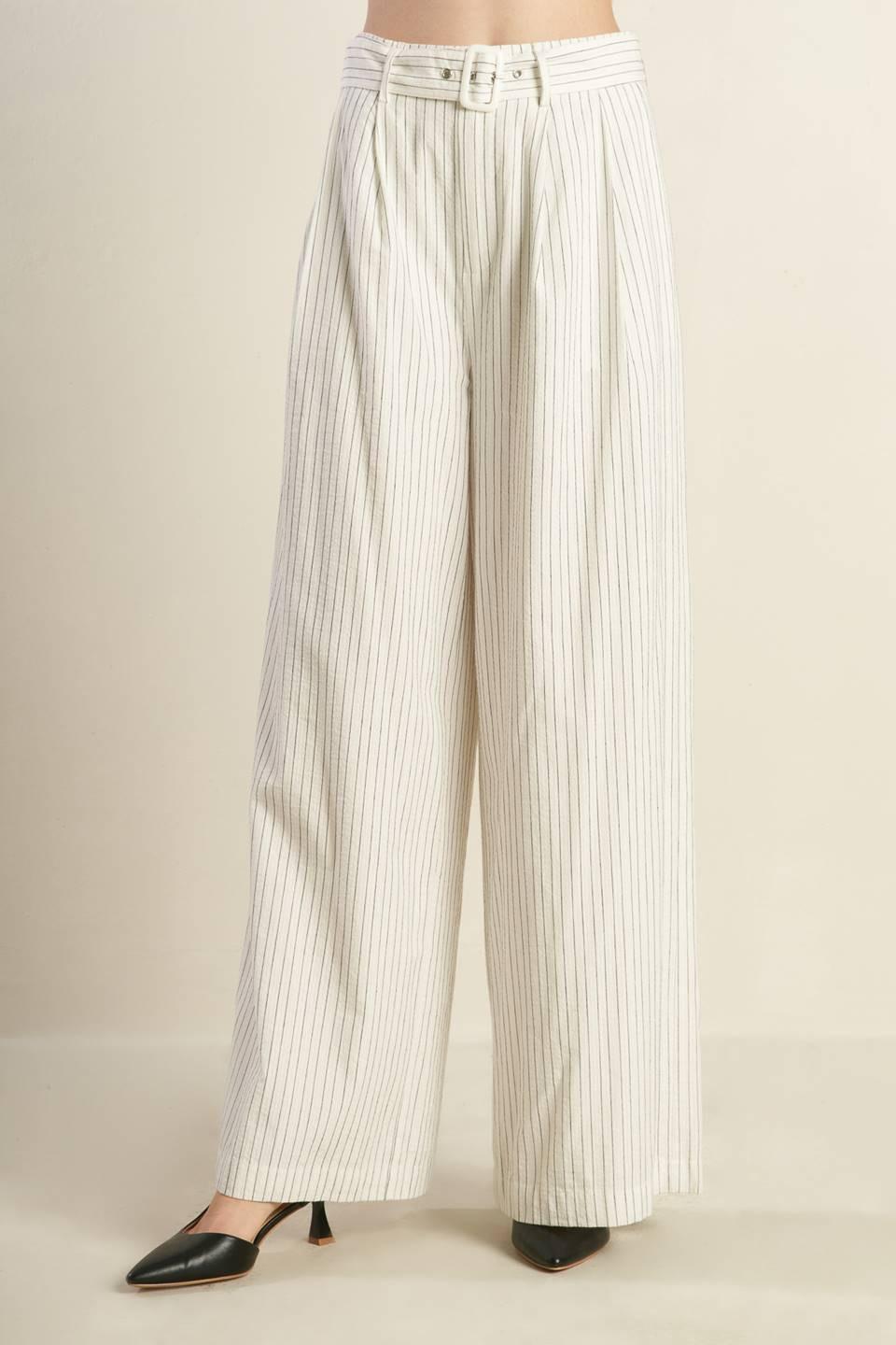 LEAD THE WAY WOVEN SEESUCKER PANTS Flying Tomato