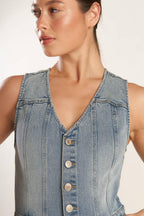 WALK WITH ME DENIM JUMPSUIT Flying Tomato