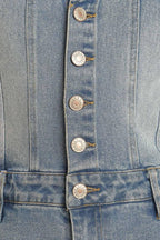 WALK WITH ME DENIM JUMPSUIT Flying Tomato