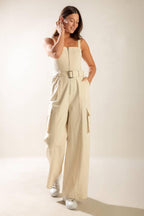LOVE SOMEBODY WOVEN JUMPSUIT Flying Tomato