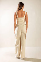 LOVE SOMEBODY WOVEN JUMPSUIT Flying Tomato