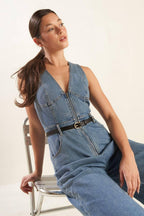 BEAUTIFUL THINGS DENIM JUMPSUIT Flying Tomato