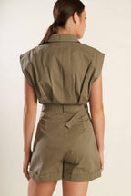 HEART OF A WOMAN WOVEN ROMPER Flying Tomato