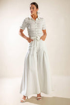 EVERY SUNDAY WHITE WOVEN PANTS Flying Tomato