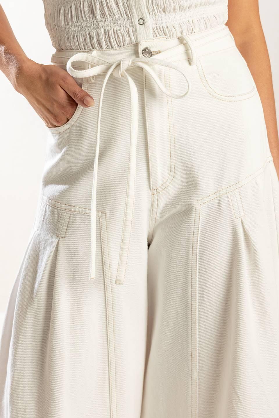 EVERY SUNDAY WHITE WOVEN PANTS Flying Tomato