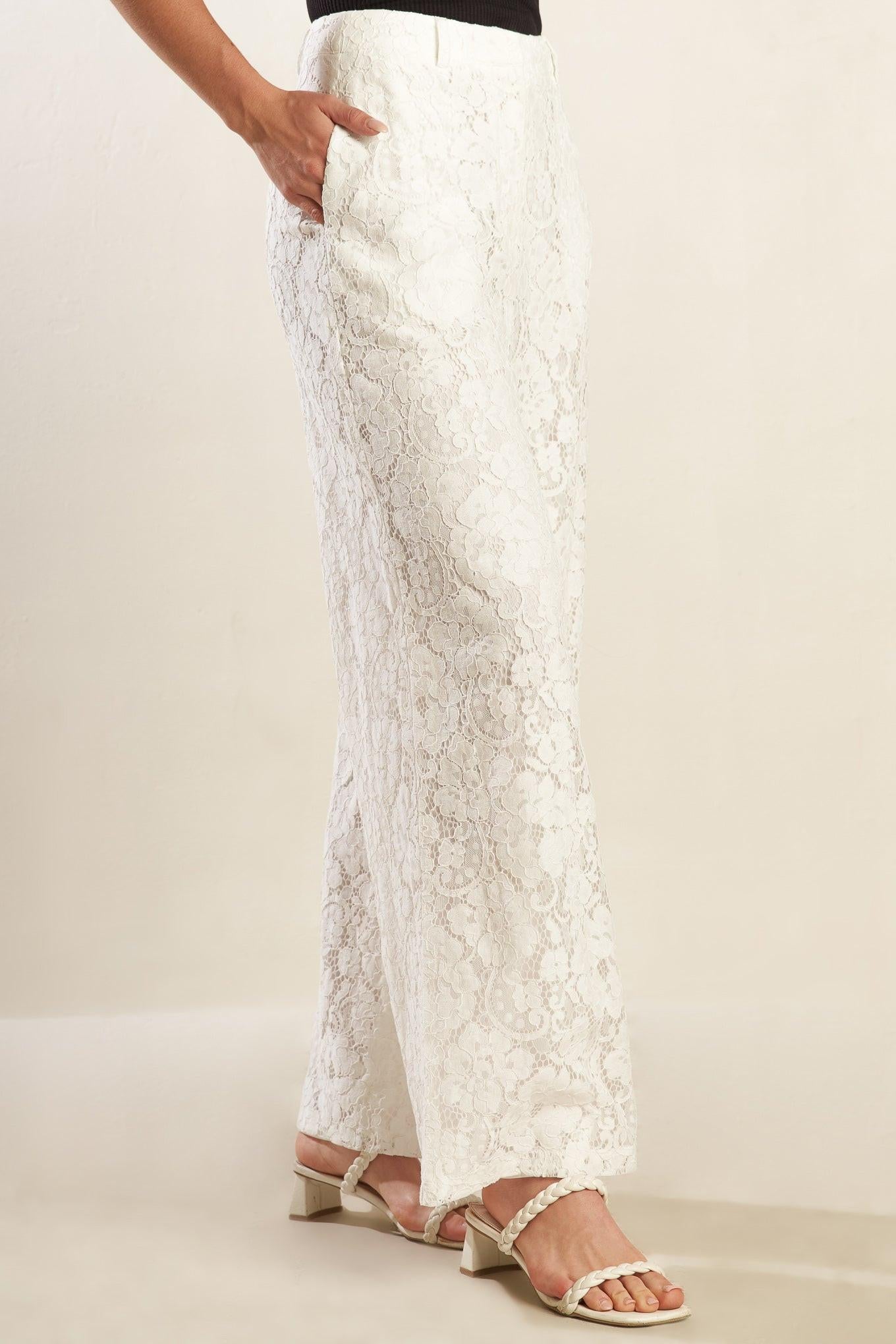 WE TRUST YOU WOVEN LACE PANTS Flying Tomato