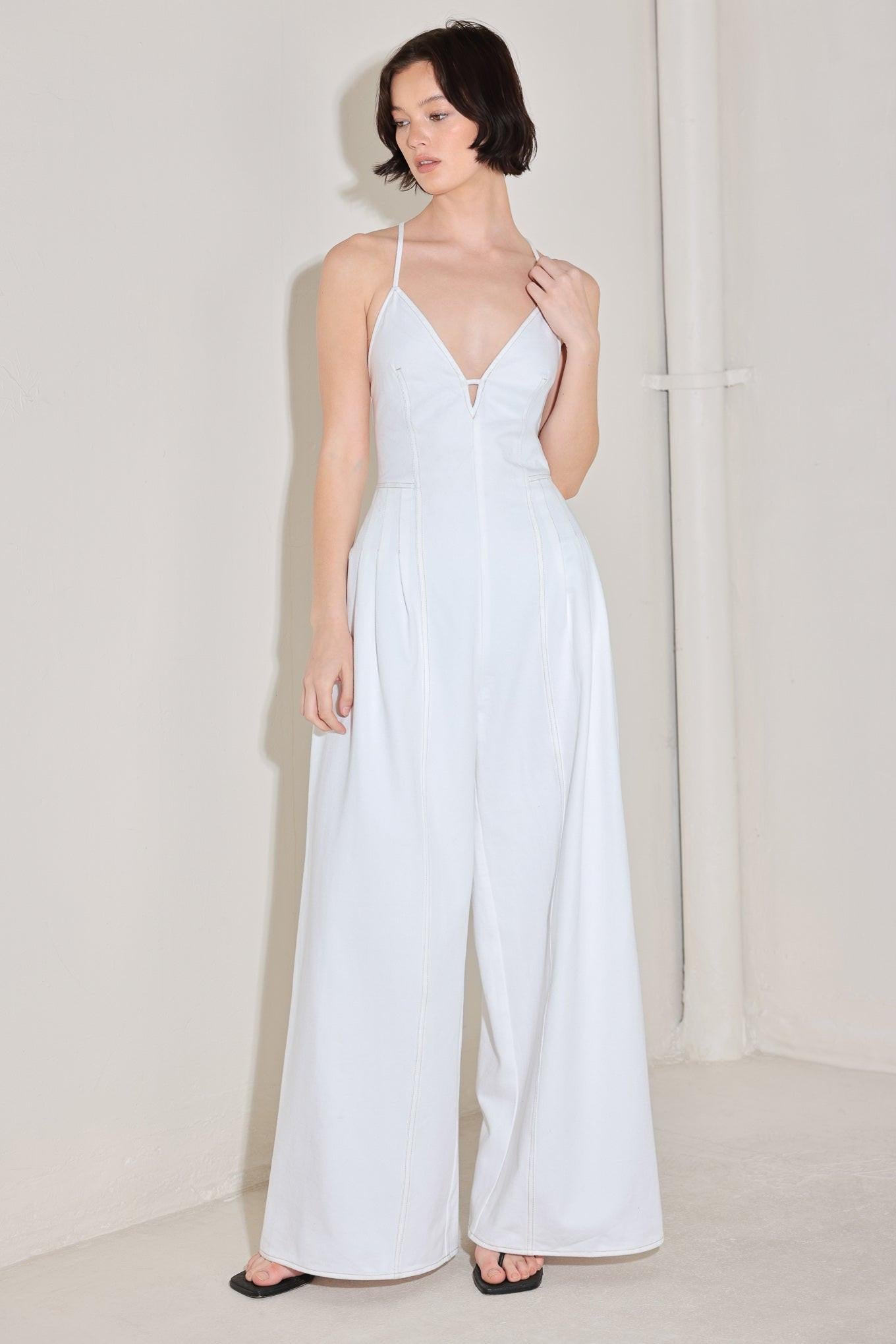 SERENE SEDUCTION WOVEN JUMPSUIT Flying Tomato
