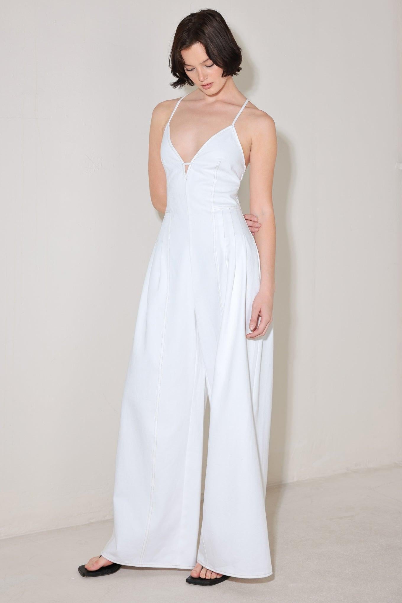 SERENE SEDUCTION WOVEN JUMPSUIT Flying Tomato