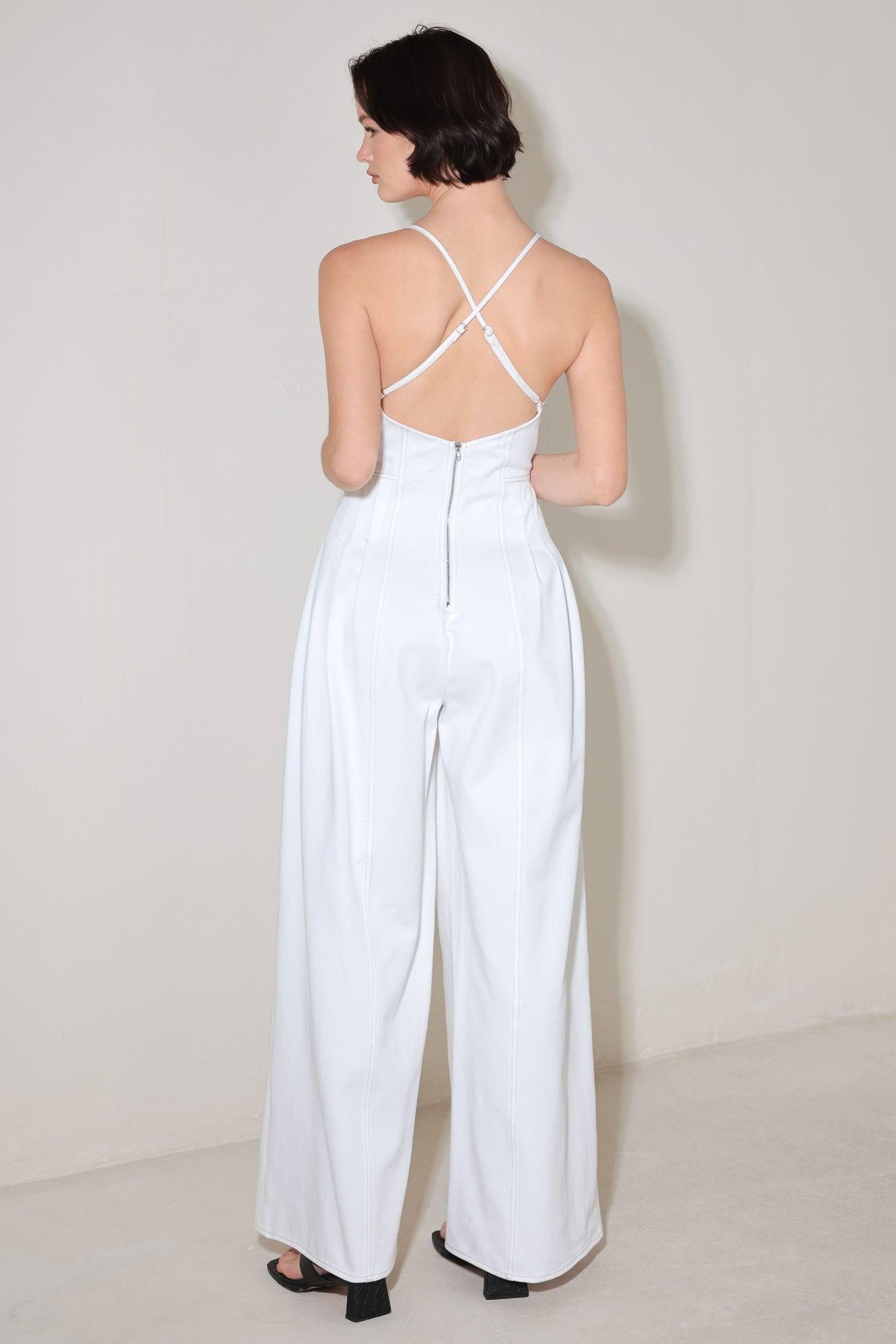 SERENE SEDUCTION WOVEN JUMPSUIT Flying Tomato