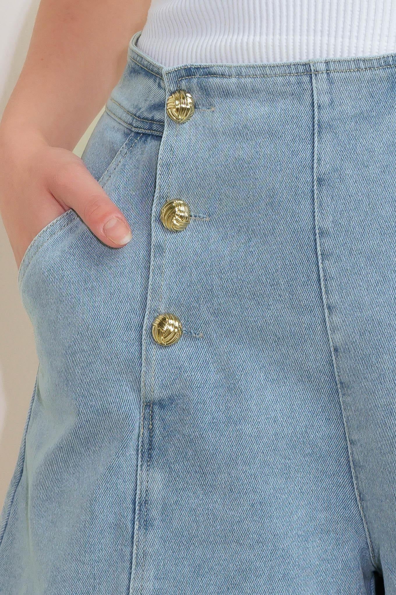 ANGEL WINGS AND CHAMOMILE WOVEN SKORT Flying Tomato