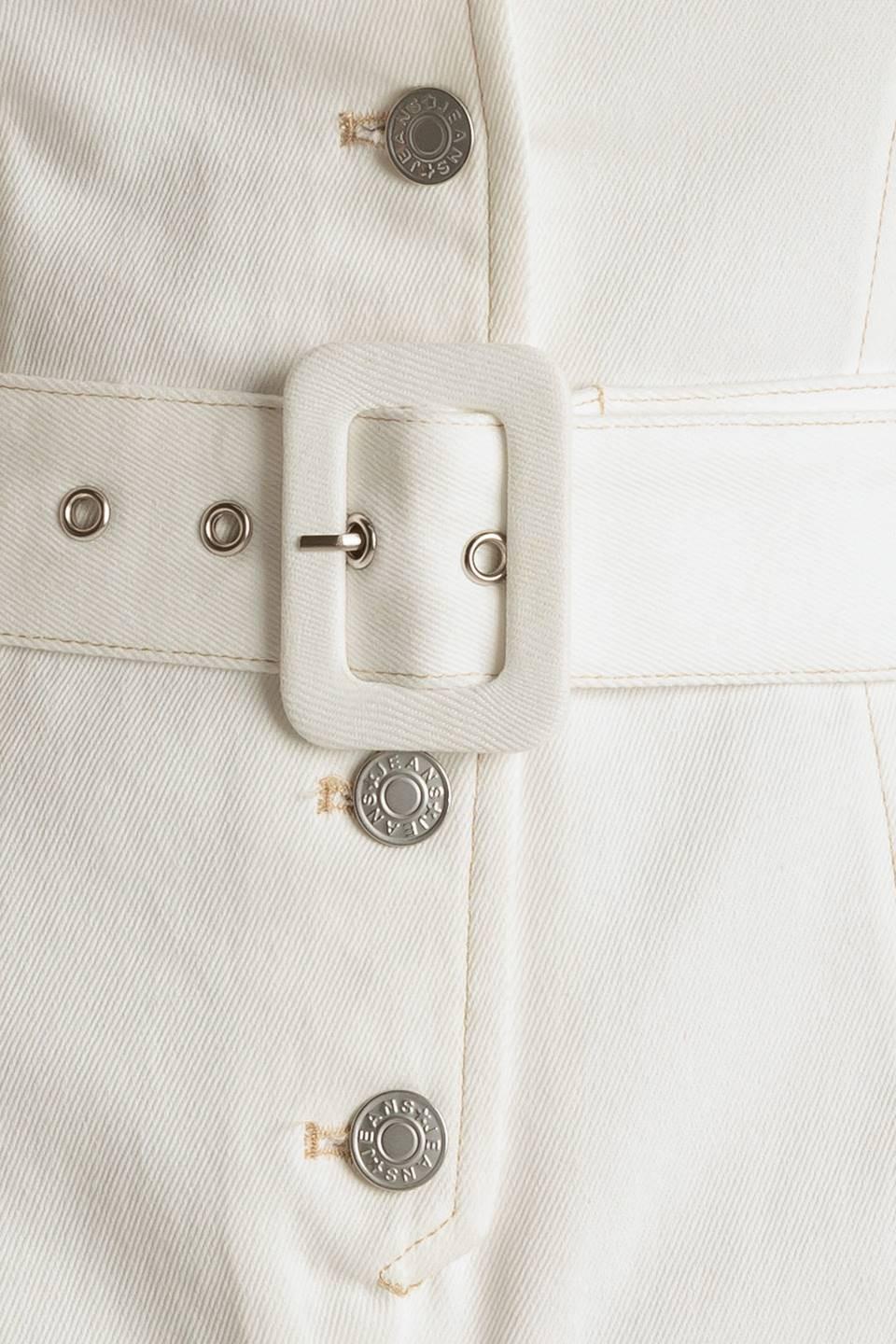 TAKE THE LEAD WHITE WOVEN ROMPER Flying Tomato