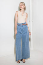 KISSED BY SUNLIGHT DENIM PANTS Flying Tomato