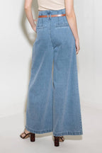 KISSED BY SUNLIGHT DENIM PANTS Flying Tomato