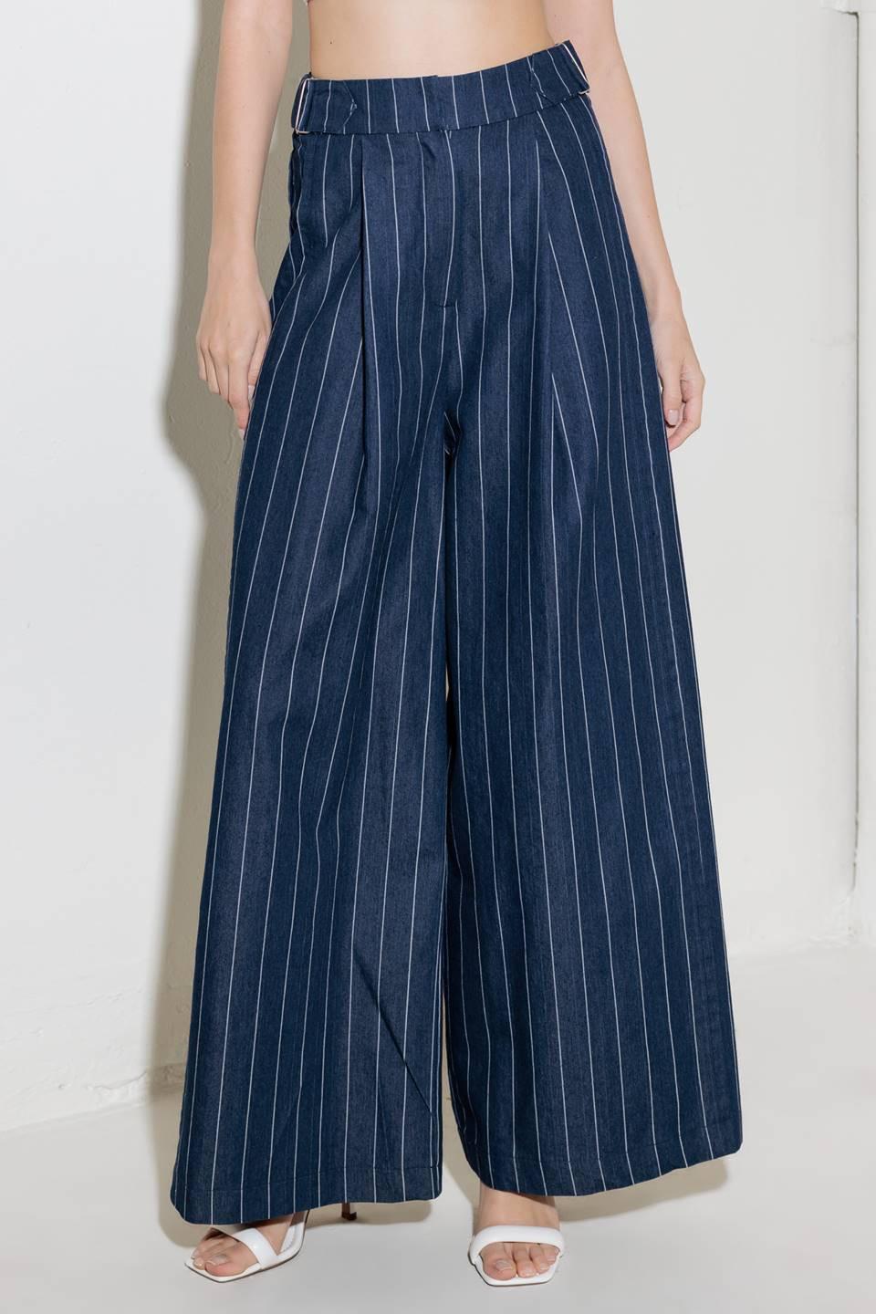 HOLD JOY IN INDIGO WOVEN PANTS Flying Tomato