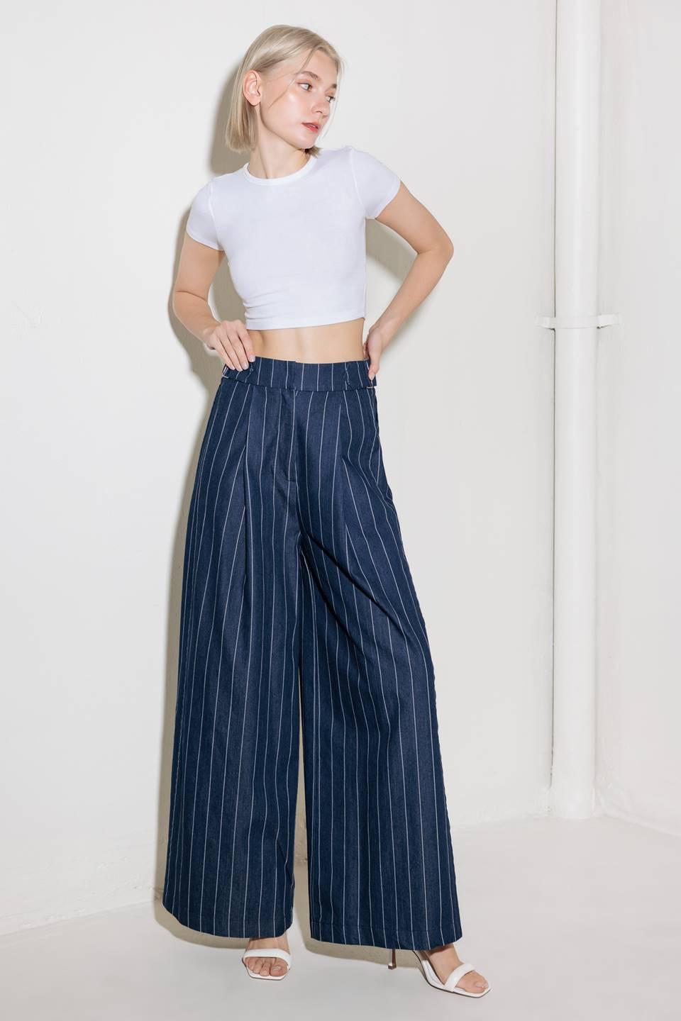 HOLD JOY IN INDIGO WOVEN PANTS Flying Tomato