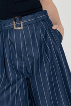 HOLD JOY IN INDIGO WOVEN SHORT Flying Tomato