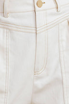 SIMPLY MINE CREAM WOVEN SHORT Flying Tomato