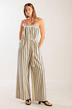 JUST THE BEGINNING WOVEN JUMPSUIT Flying Tomato