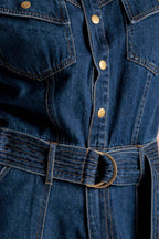 A LITTLE BIT OF THIS DENIM ROMPER Flying Tomato