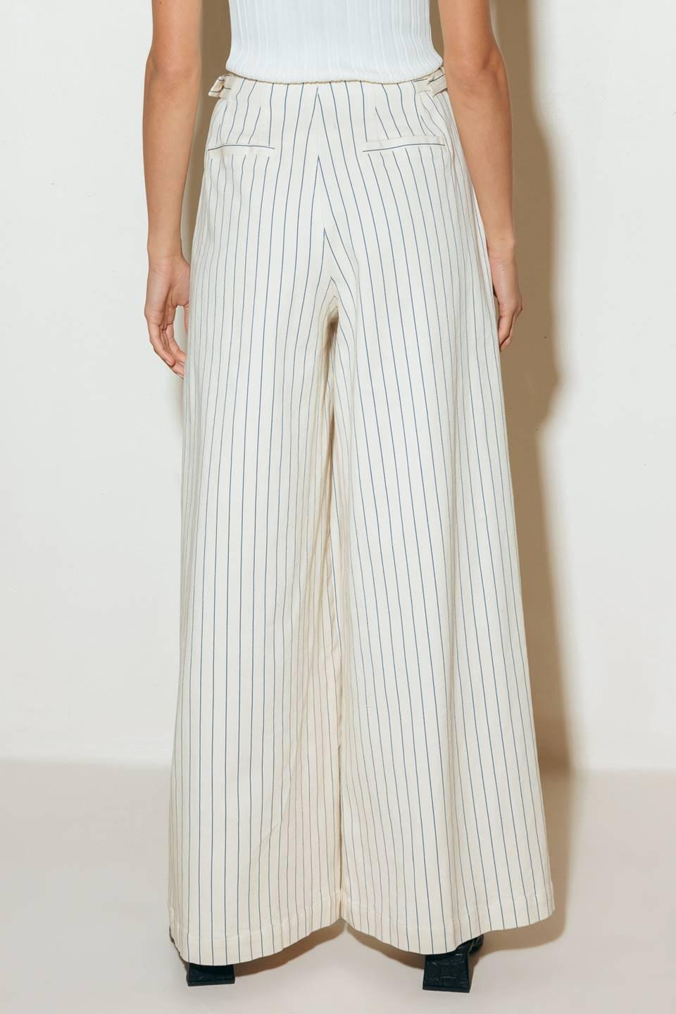 COFFEE RUN STRIPED WOVEN PANTS Flying Tomato