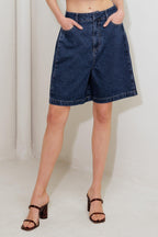 COFFEE PETAL DENIM SHORT Flying Tomato