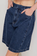 COFFEE PETAL DENIM SHORT Flying Tomato